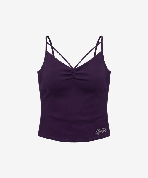Vella Strap Sleeveless_ Purple