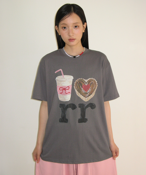 DESSERT RR OVER FIT T SHIRT CHARCOAL
