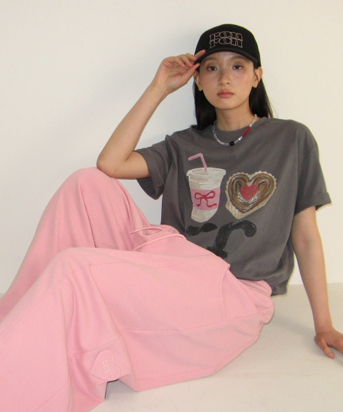 DESSERT RR OVER FIT T SHIRT CHARCOAL