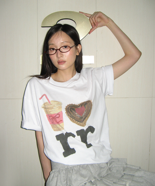 DESSERT RR OVER FIT T SHIRT WHITE