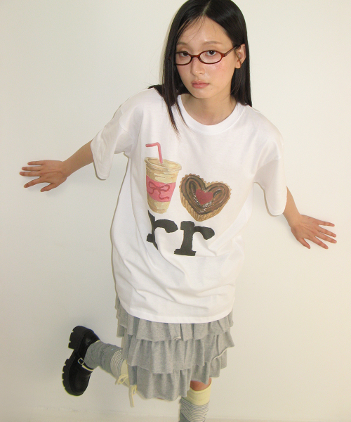 DESSERT RR OVER FIT T SHIRT WHITE