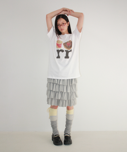 DESSERT RR OVER FIT T SHIRT WHITE