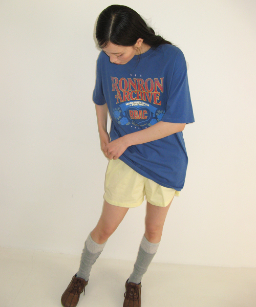 ROSE RRAC OVER FIT T SHIRT VINTAGE BLUE