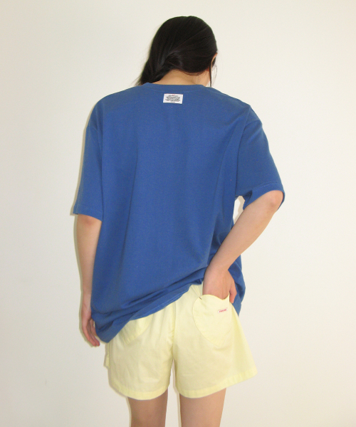 ROSE RRAC OVER FIT T SHIRT VINTAGE BLUE