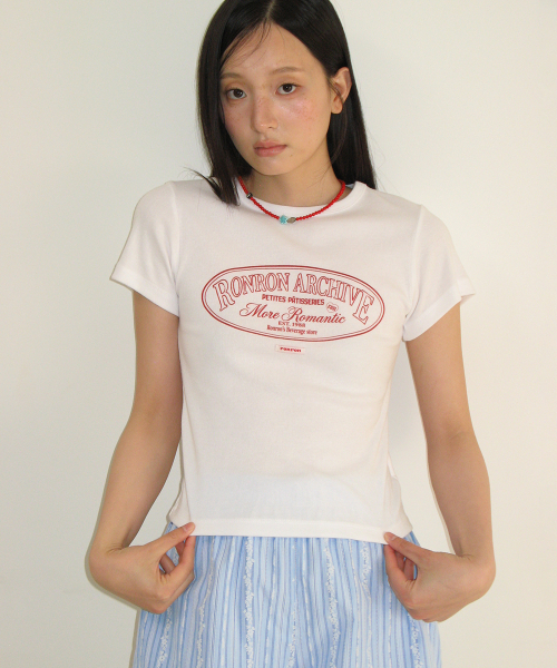 RR ARCHIVE SLIM FIT T SHIRT WHITE