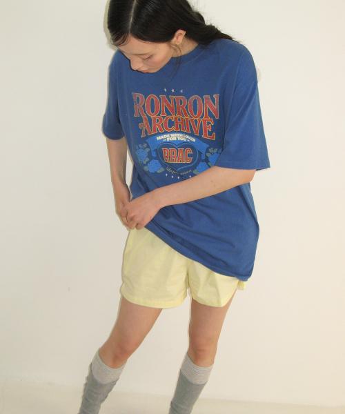 HEART POCKET TRUNK SHORT PANTS LEMON
