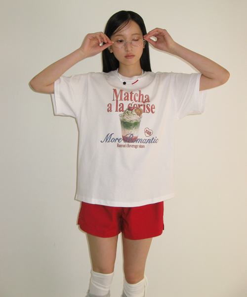 HEART POCKET TRUNK SHORT PANTS RED