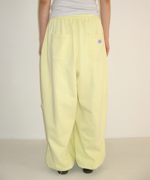 MINI HEART BALLOON JOGGER PANTS LEMON