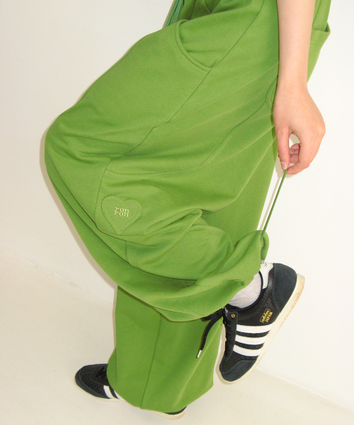 MINI HEART BALLOON JOGGER PANTS OLIVE