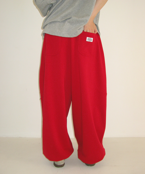MINI HEART BALLOON JOGGER PANTS RED