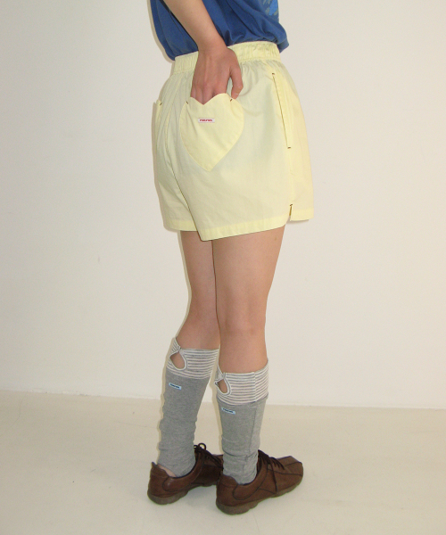 LAYERED OPEN TOE LEG WARMERS GREY STRIPE