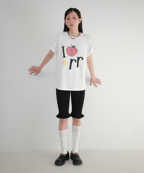 LAYERED OPEN TOE LEG WARMERS WHITE FLOWER