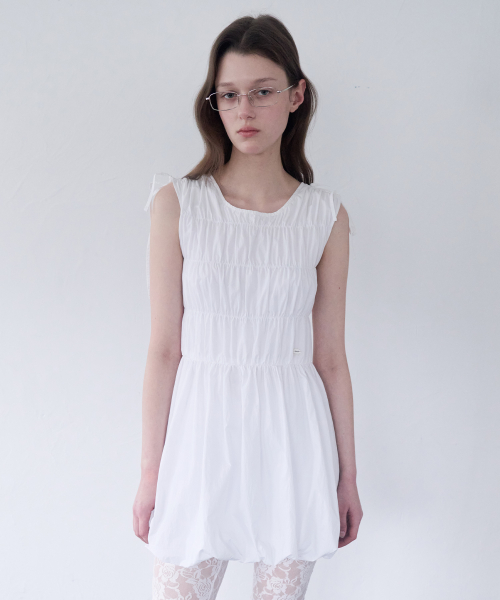 BALLOON MINI ONE PIECE WHITE