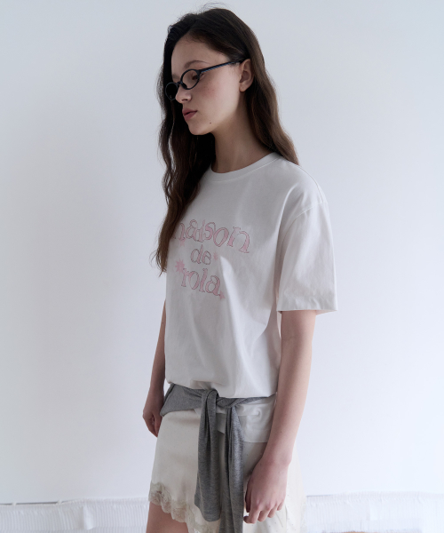 MAISON DE ROLA OVERSIZED T-SHIRT WHITE