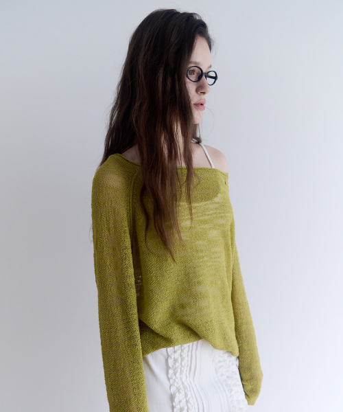 SUMMER LOOSE FIT KNIT OLIVE