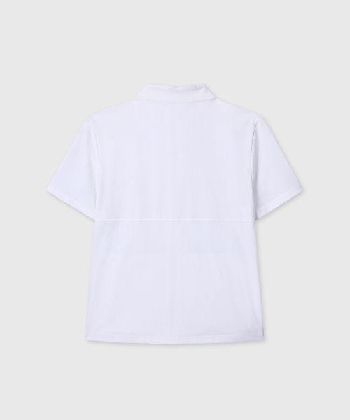 RELAXED SOFT ZIP-UP (WHITE)