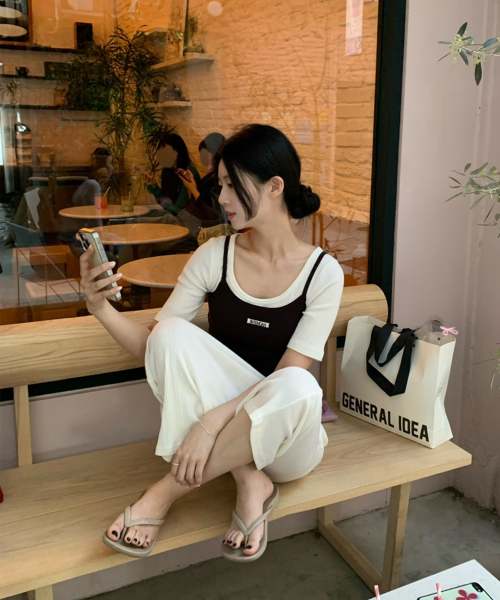 코브스 플립플랍 베이지 OZFJGS222E