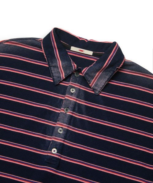 SUNSTRIPE POLO (PINK)