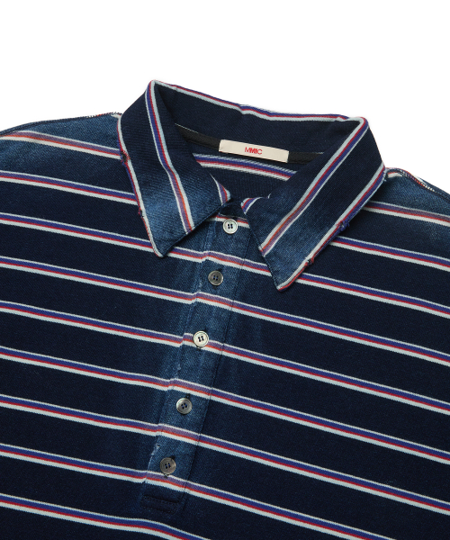 SUNSTRIPE POLO (NAVY)