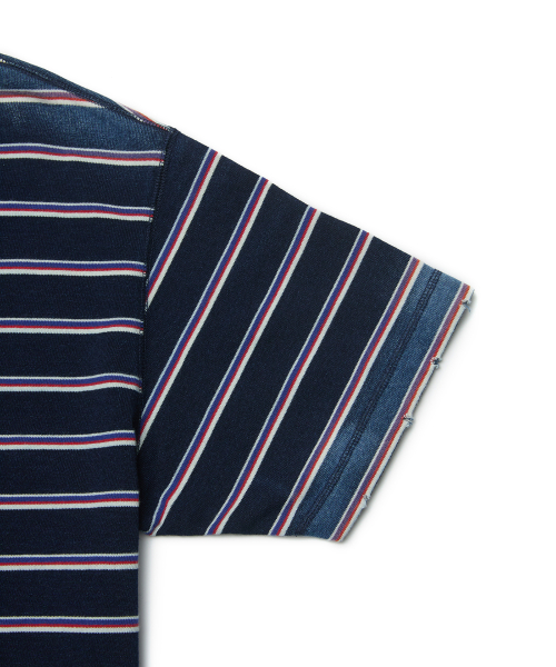 SUNSTRIPE POLO (NAVY)