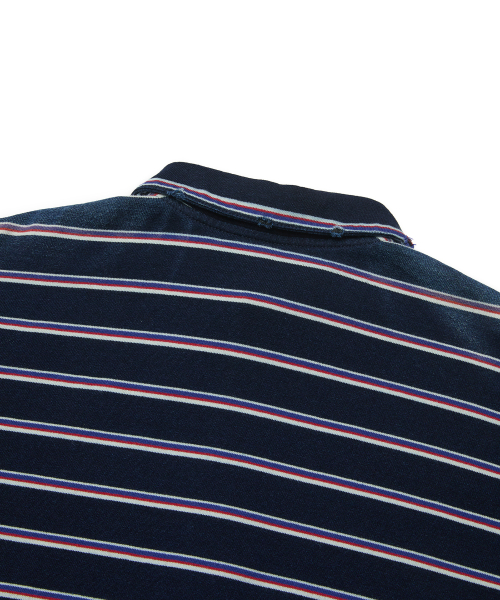 SUNSTRIPE POLO (NAVY)