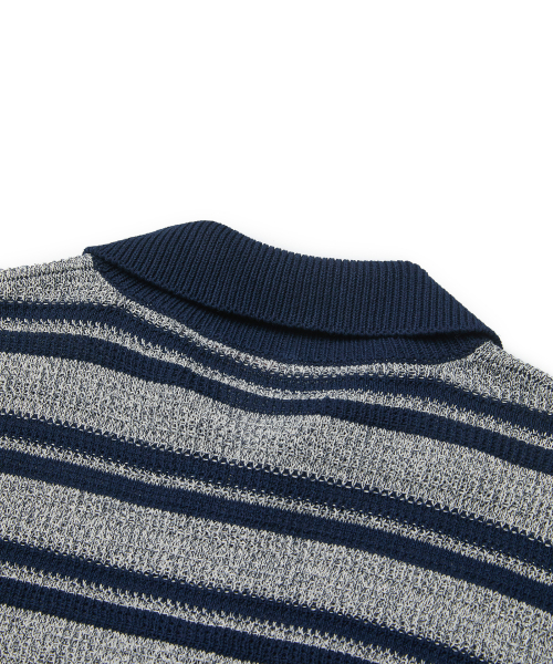 HUSTLER HALF ZIP (NAVY)