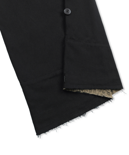 GP190 턴업 가우초 버뮤다 팬츠 (BLACK)