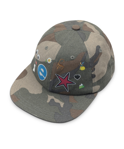 GC078 아이콘팩 카모 볼 캡 (GREEN CAMO)