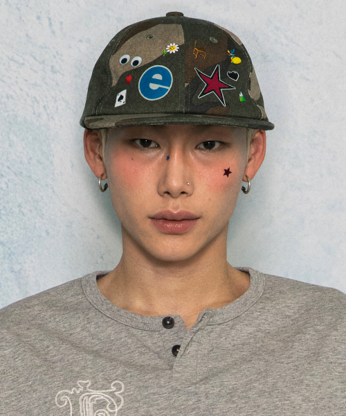 GC078 아이콘팩 카모 볼 캡 (GREEN CAMO)