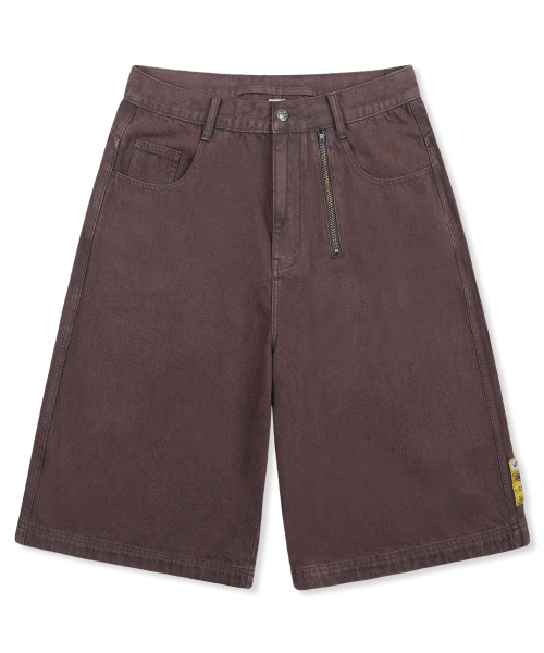 GHP037 308 리디렉션 워시드 데님 팬츠 (BROWN)