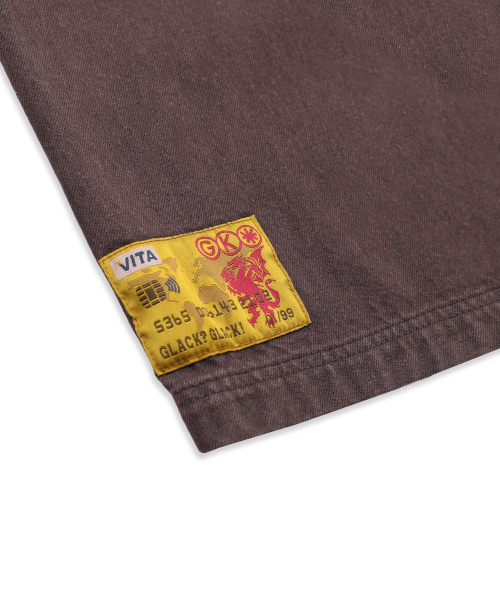 GHP037 308 리디렉션 워시드 데님 팬츠 (BROWN)