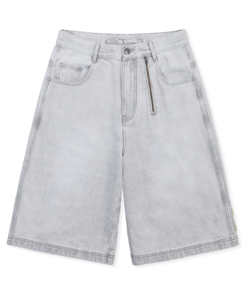 GHP037 308 리디렉션 워시드 데님 팬츠 (BEIGE)