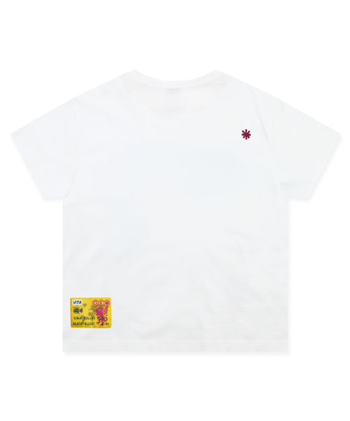 GT175 애스터엔젤 세미 크롭 티셔츠 (WHITE)