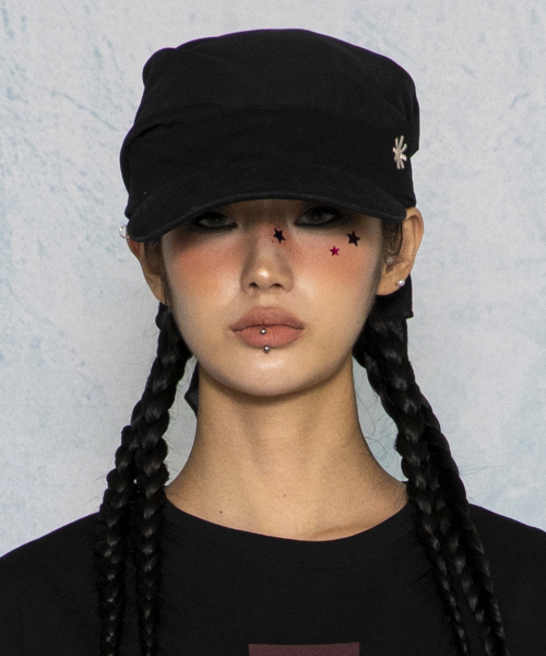 GC079 플로피 코튼 반다나 캡 (BLACK)