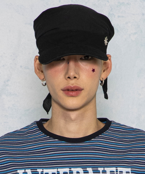 GC079 플로피 코튼 반다나 캡 (BLACK)