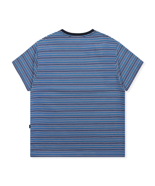 GT169 인터넷 서퍼 스트라이프 티셔츠 (BLUE)
