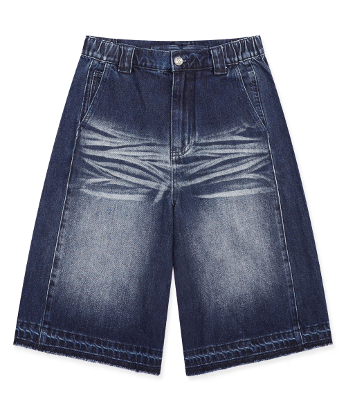 GP185 키메라 데님 버뮤다 팬츠 (INDIGO)
