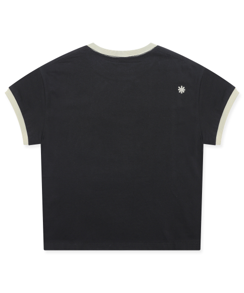 GT181 웰크 사인 링거 티셔츠 (BLACK)