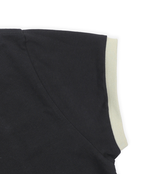 GT181 웰크 사인 링거 티셔츠 (BLACK)