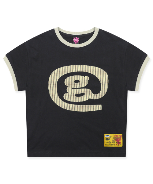 GT181 웰크 사인 링거 티셔츠 (BLACK)