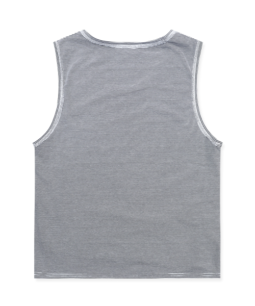 GT186 슬로프 리버시블 스트라이프 슬리브리스 (WHITE/BLACK)