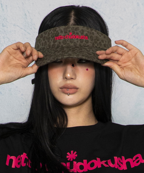 GC080 네토 레오파드 선캡 (CHARCOAL GRAY)