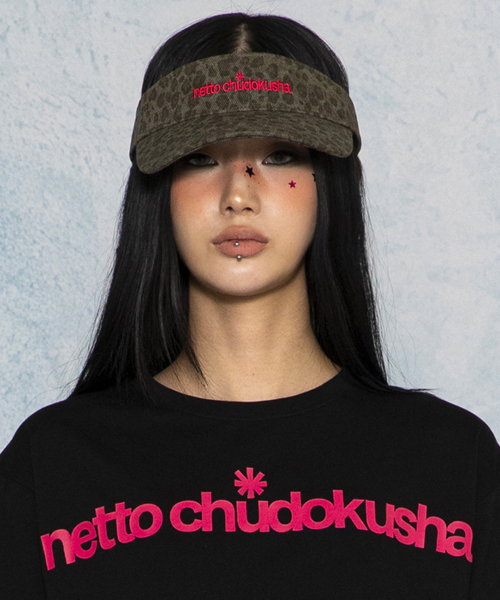 GC080 네토 레오파드 선캡 (CHARCOAL GRAY)