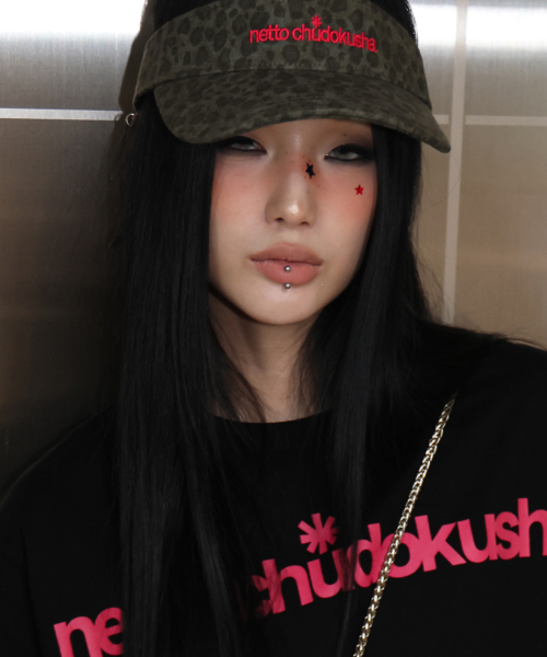 GC080 네토 레오파드 선캡 (CHARCOAL GRAY)