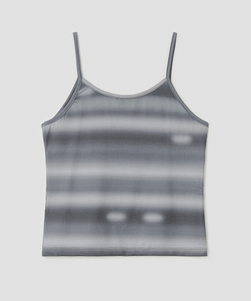 Airbrushed Stripe Bound Tank [Gray]