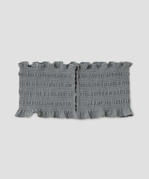 Smocked Hook Top [Gray]