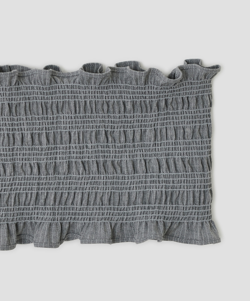 Smocked Hook Top [Gray]