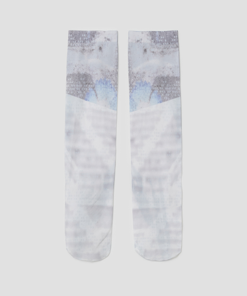 Captured Knee Socks [White]