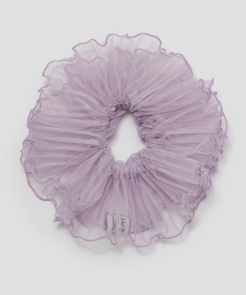 Pleated Scrunchie [Purple]