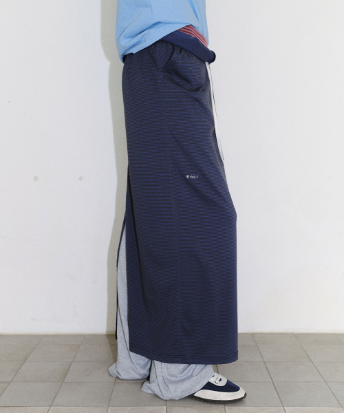 [CORE] COMFY MAXI SKIRT - DARK GREY